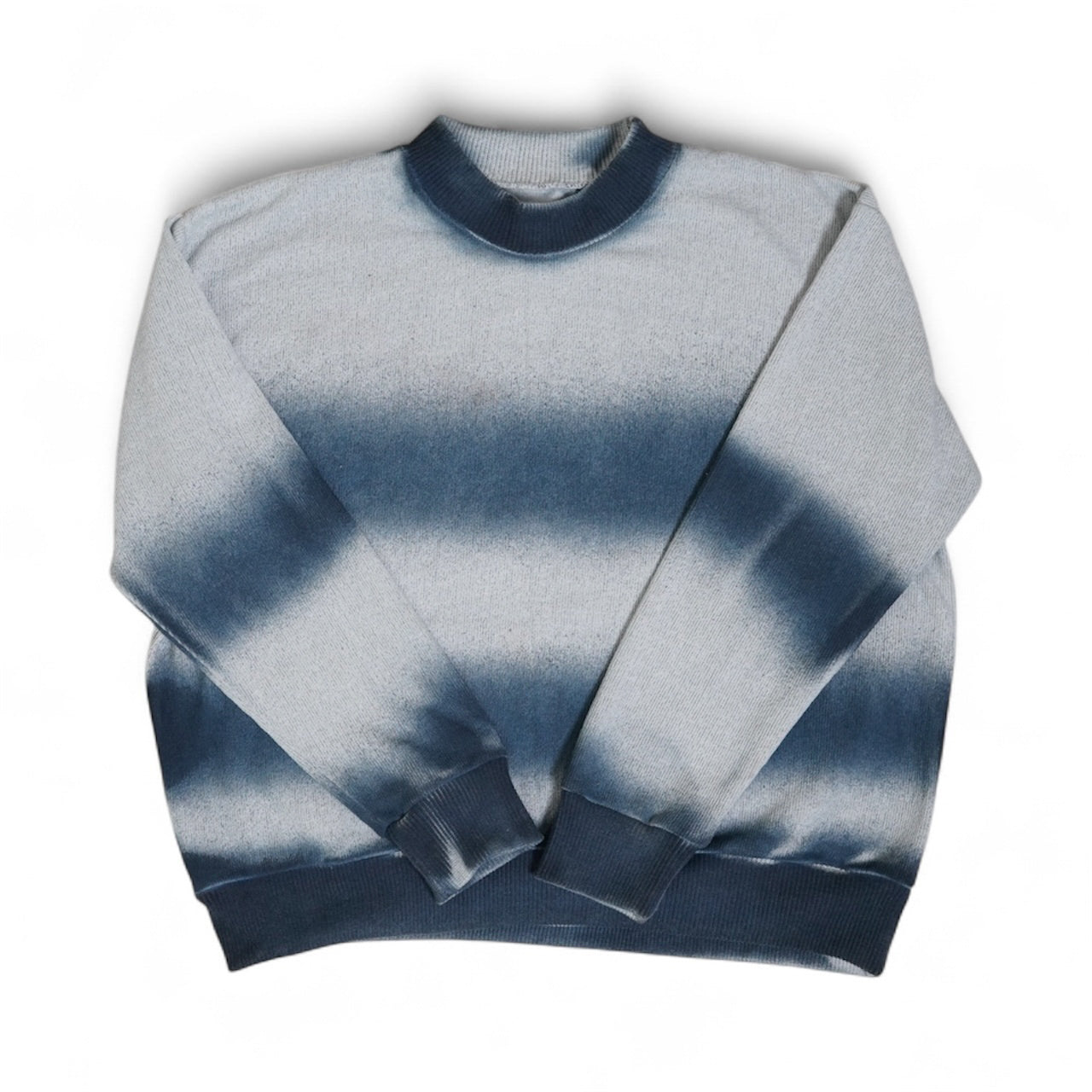Blue Gradient Fade Sweater
